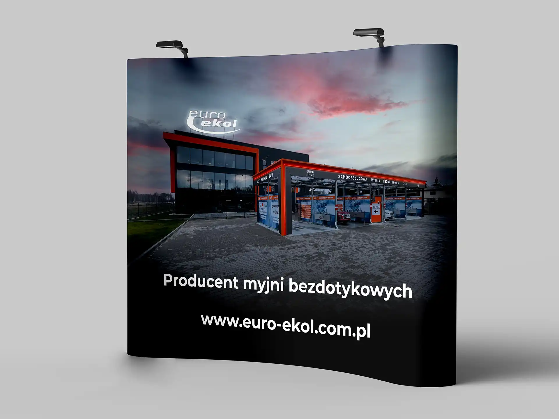 Ścianka targowa producenta myjni z Łodzi